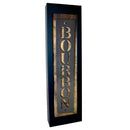 Reclaimed Barrel Stave Wall Sign with Metal Bourbon Cutout-8