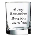 Bourbon Loves Me Sock with Always Remember Rocks Glass Gift Basket-5
