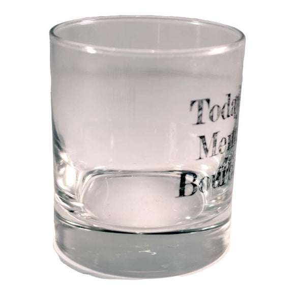 Today's Menu Bourbon Rocks Glass