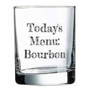 Today's Menu Bourbon Rocks Glass-1