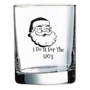 All I Want for Christmas Sock with I Do It For the Hos Rock Glass Gift Basket-5