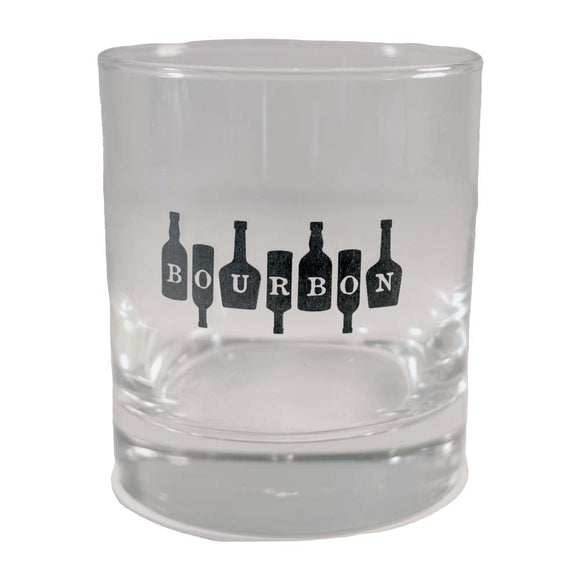 Bourbon on Bottles Rocks Glass