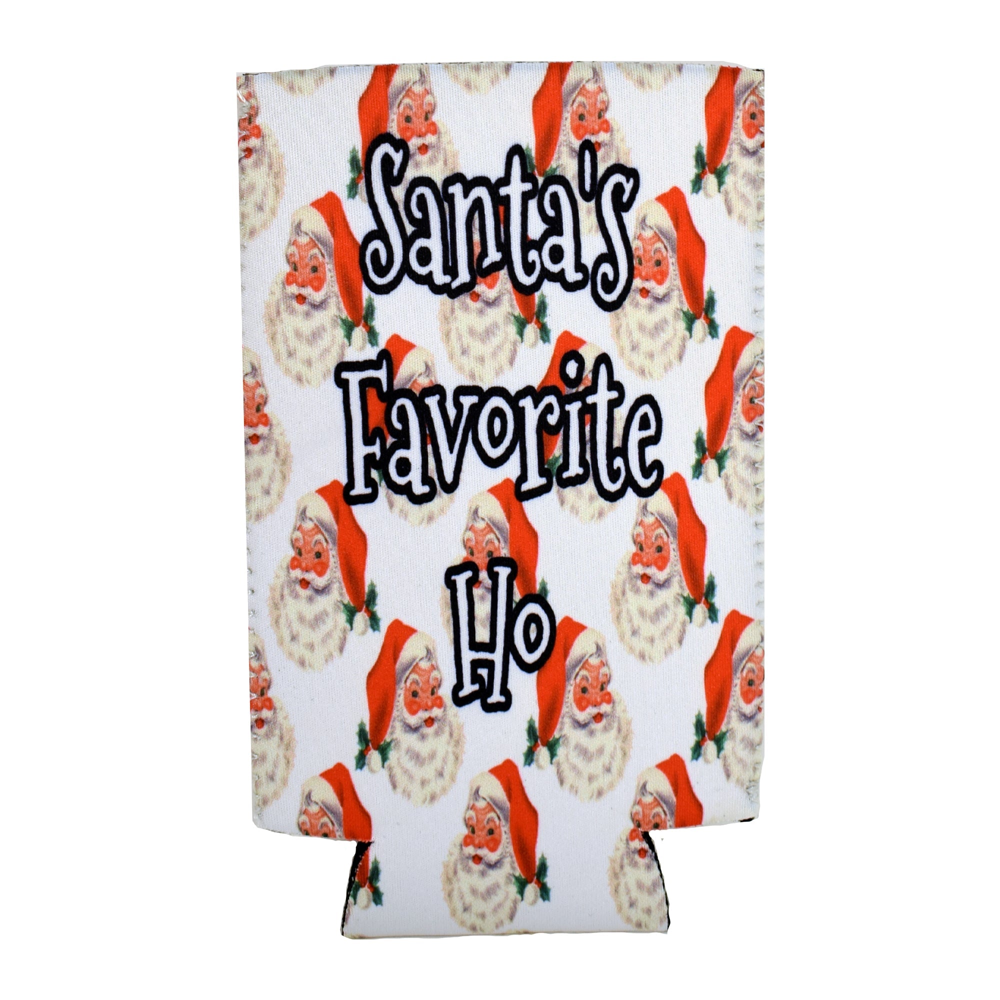 Santa's Favorite Ho Slim Koozie