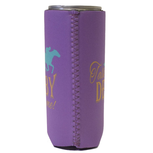 Talk Derby to Me Slim Koozie