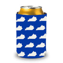 Blue and White Kentucky Shapes Koozie-4