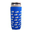 Blue and White Kentucky Shapes Slim Koozie-1