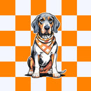 Tennessee Checkerboard Bluetick Coonhound Koozie-4