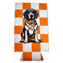 Tennessee Checkerboard Bluetick Coonhound Slim Koozie-3