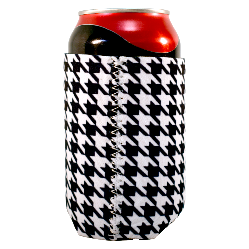 Houndstooth Print Koozie