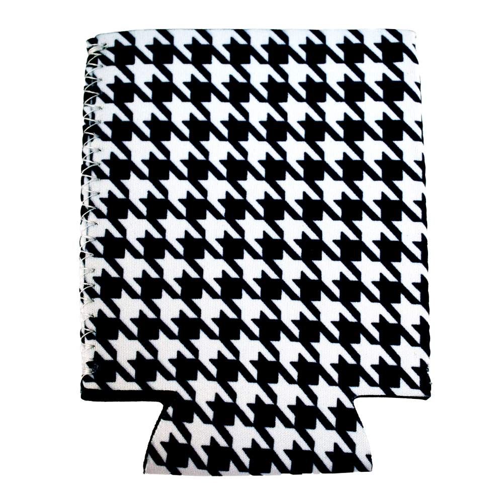 Houndstooth Print Koozie