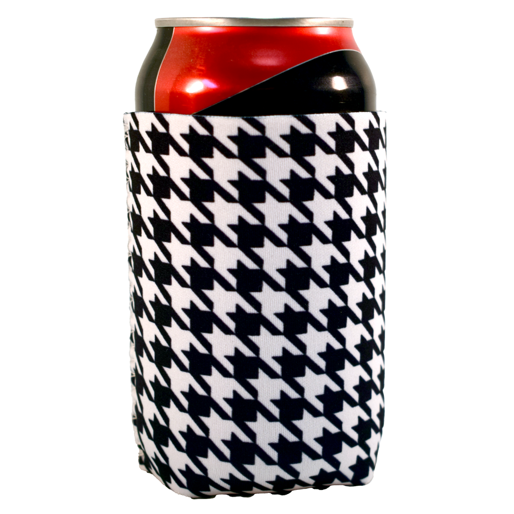 Houndstooth Print Koozie