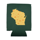 Wisconsin Cheese Shape Koozie-3
