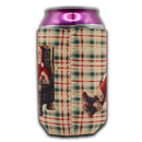 Santa Drinking Bourbon in Chair Koozie-2