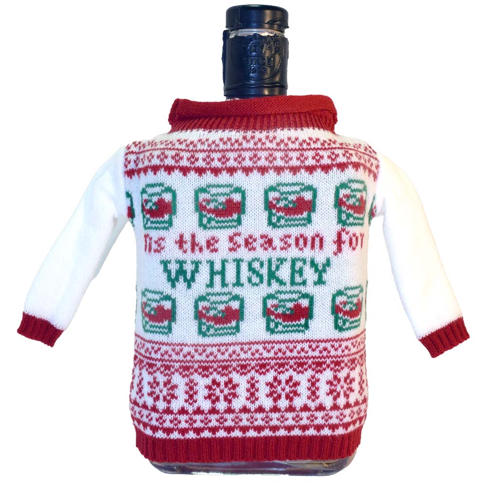 Tis the Season for Whiskey Bottle Sweater