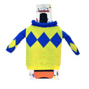 Derby Silk Blue and Yellow Diamonds Bottle Sweater-3