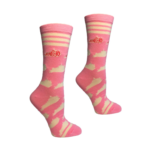 Kentucky Shapes in Pink and White