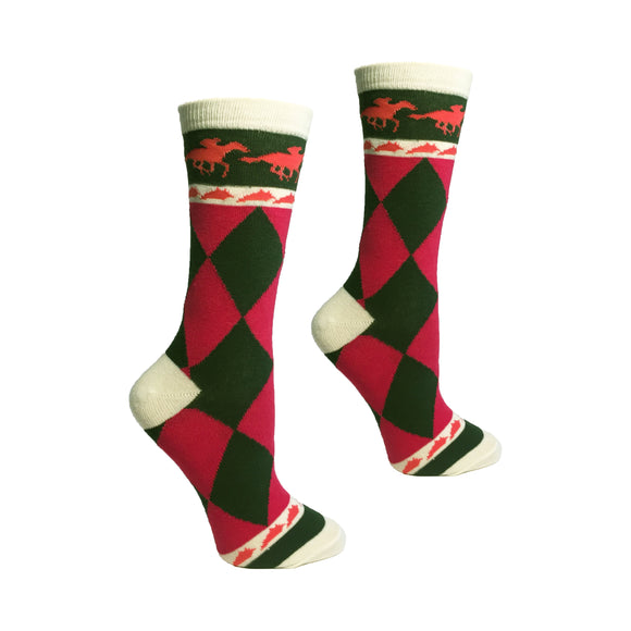 Derby Style in Pink and Green