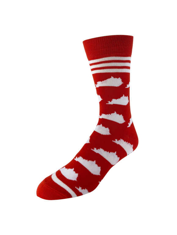 Kentucky Shapes in Red and White