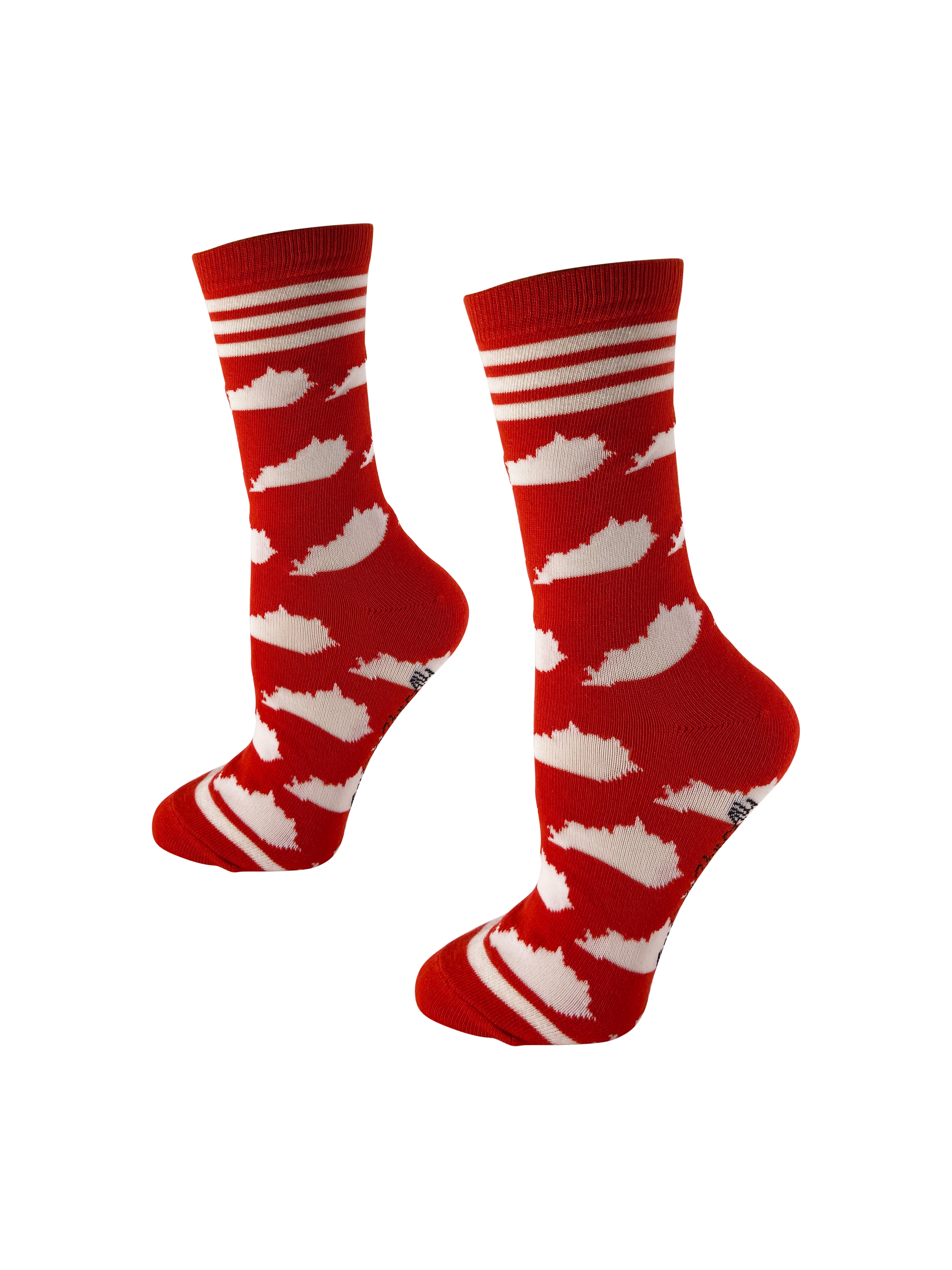 Kentucky Shapes in Red and White