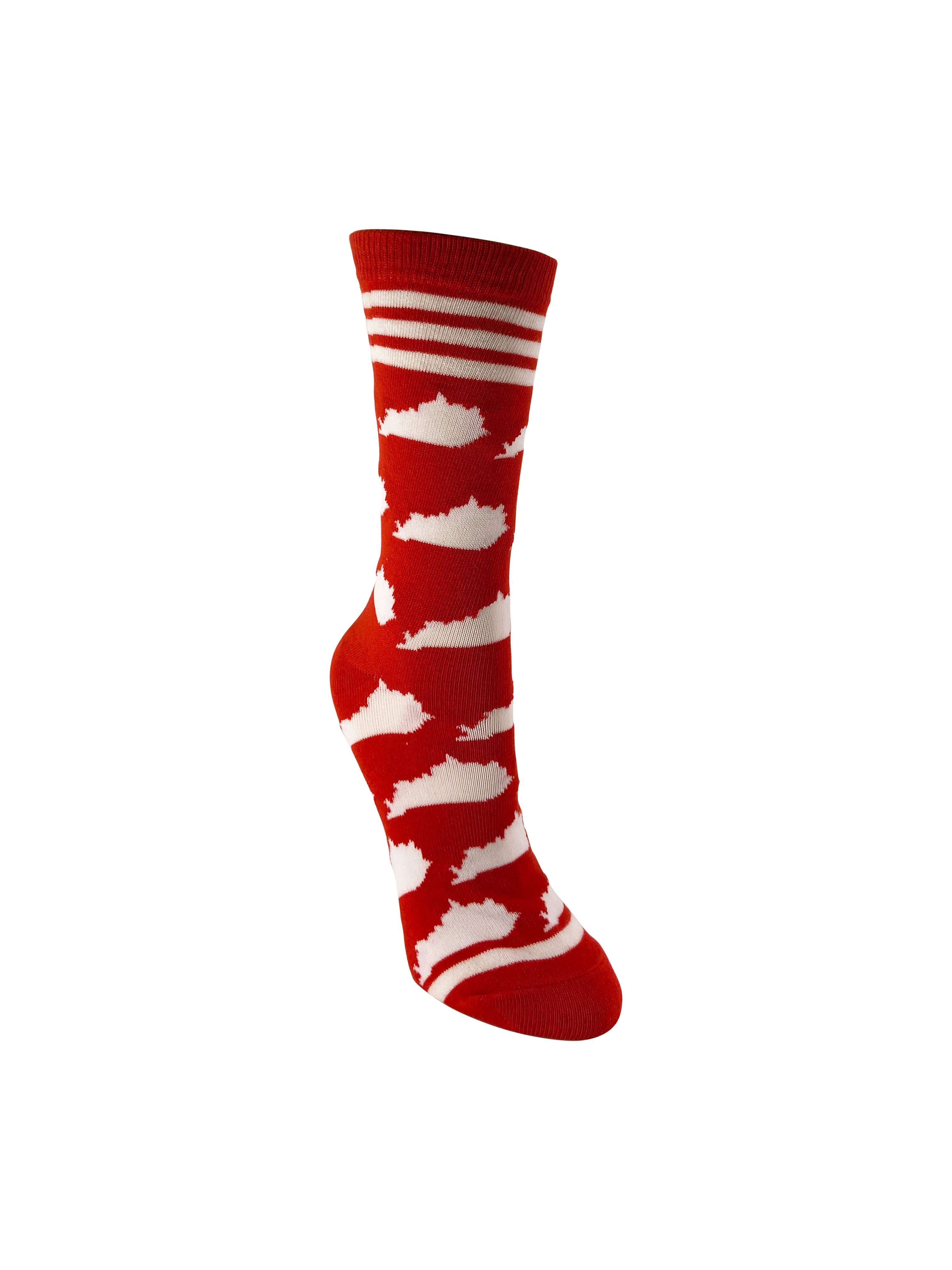 Kentucky Shapes in Red and White
