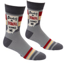 Somebody in Indiana Loves Me Men's Socks-2