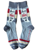 Somebody in Indiana Loves Me Men's Socks-1