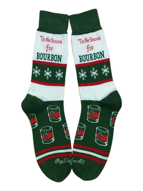 Tis the Season for Bourbon Men's Socks