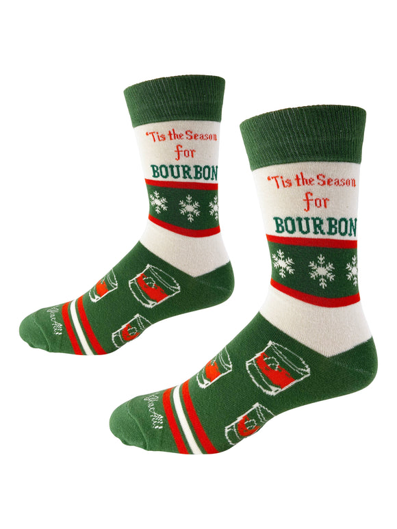 Tis the Season for Bourbon Men's Socks