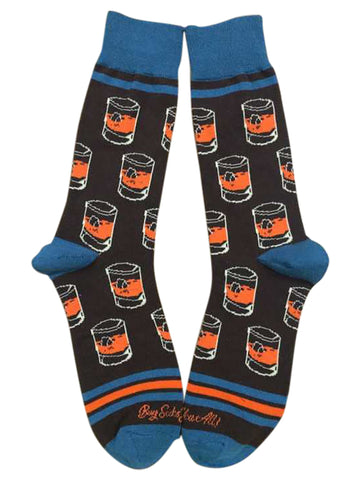 Bourbon Rocks Glasses Men's Socks