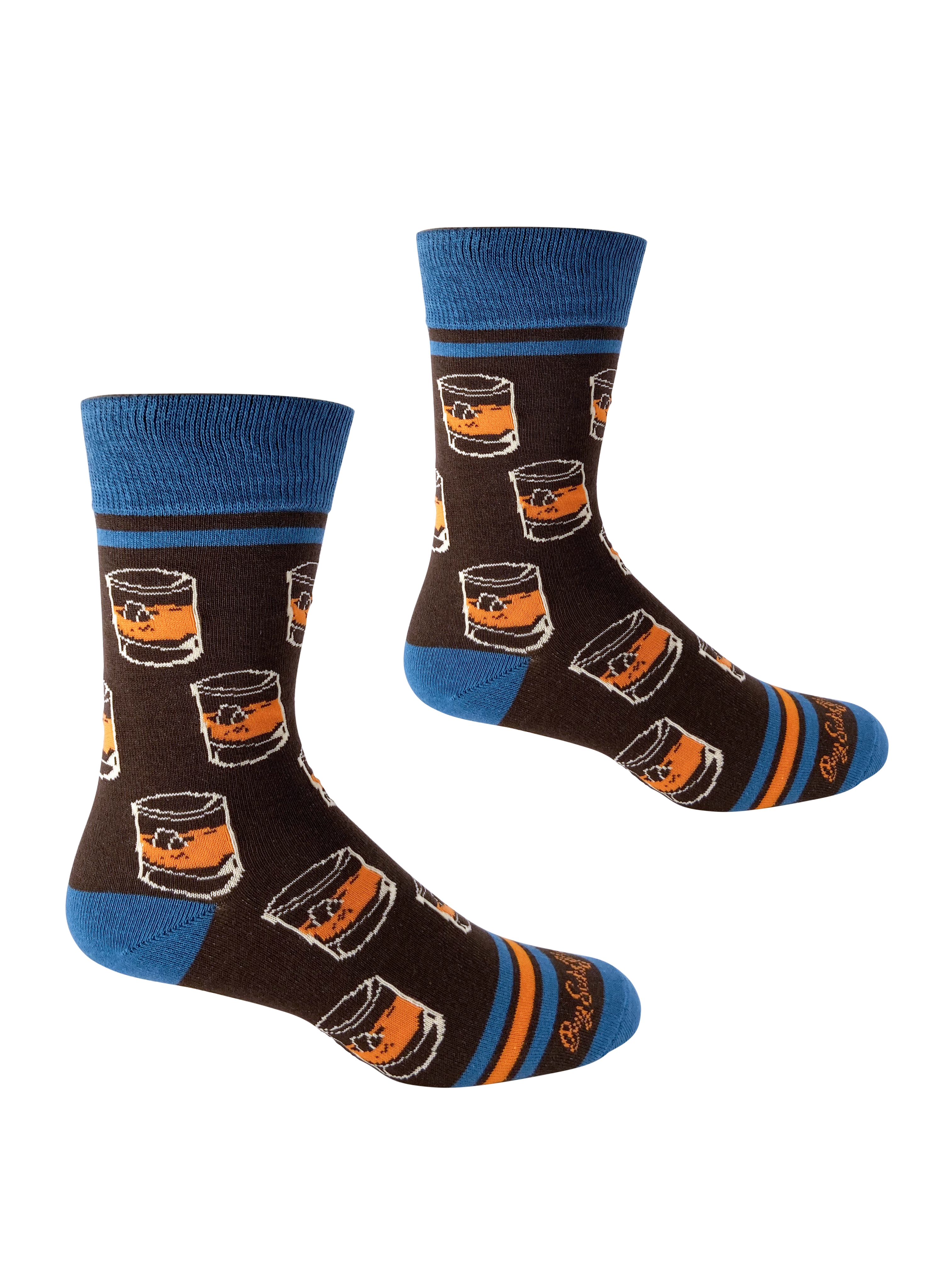 Bourbon Rocks Glasses Men's Socks