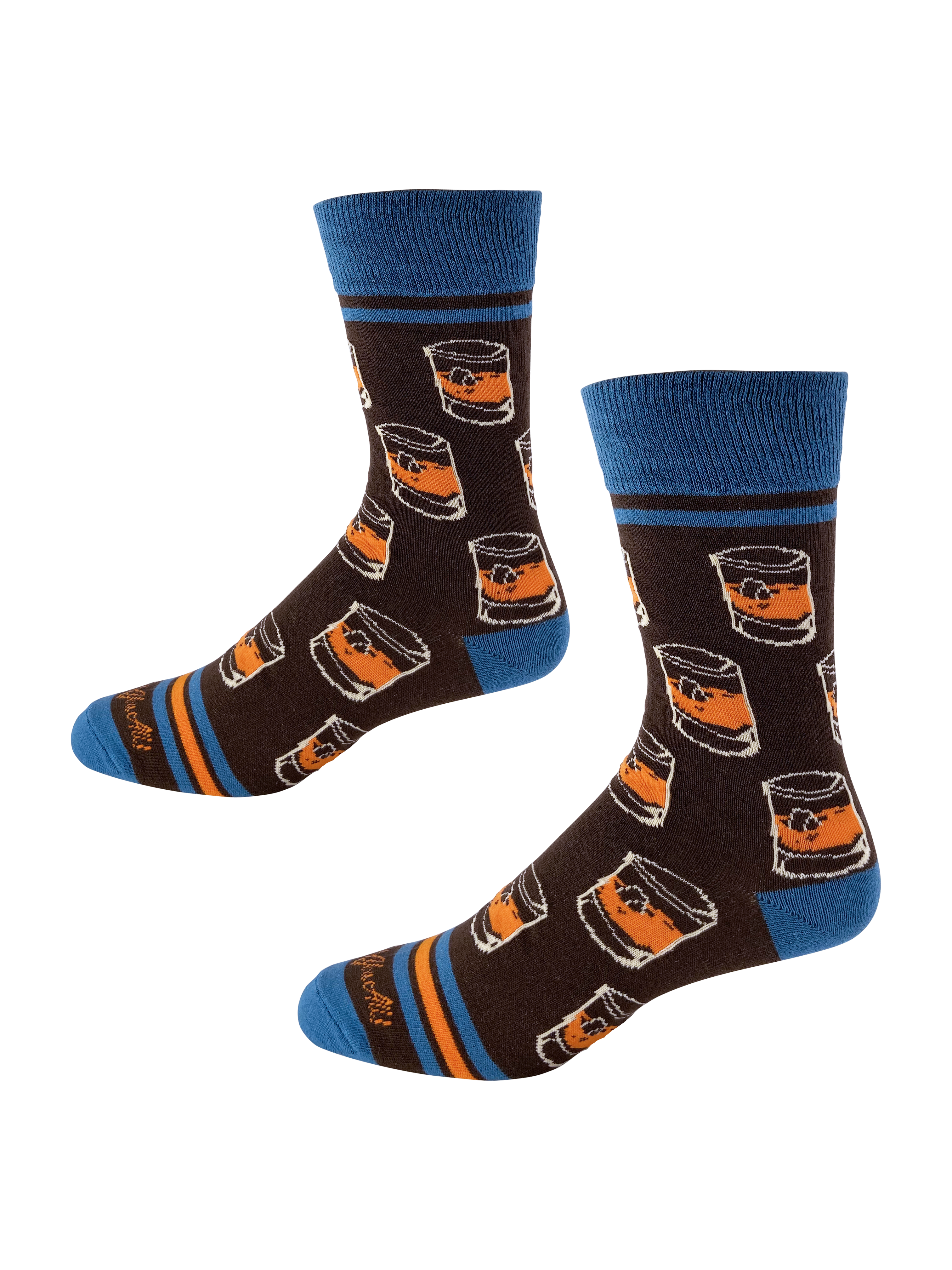 Bourbon Rocks Glasses Men's Socks