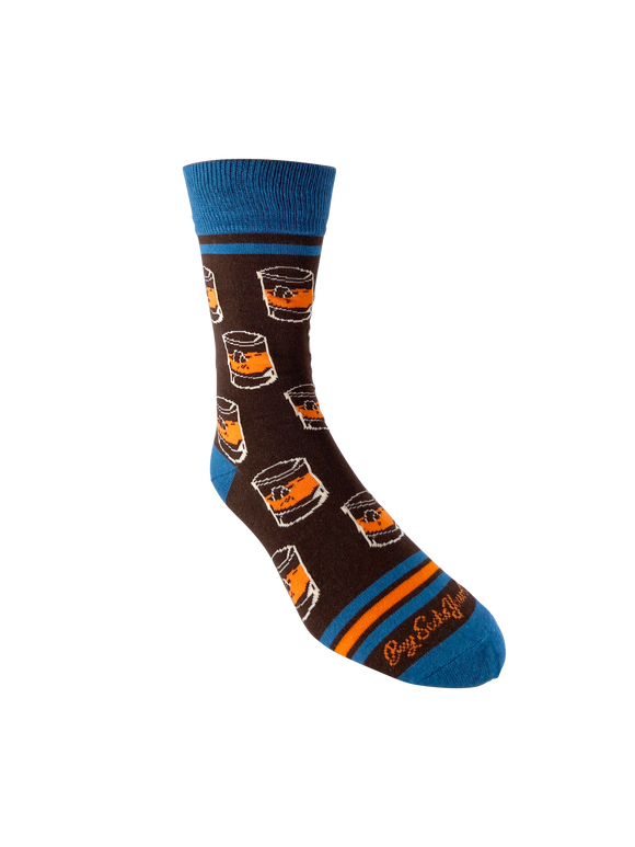 Bourbon Rocks Glasses Men's Socks