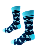 Horses in Light Blue and Navy-3