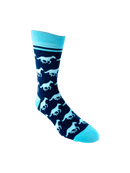 Horses in Light Blue and Navy-4