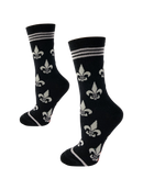 Fleur de Lis in Silver and Black-3