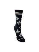 Fleur de Lis in Silver and Black-4