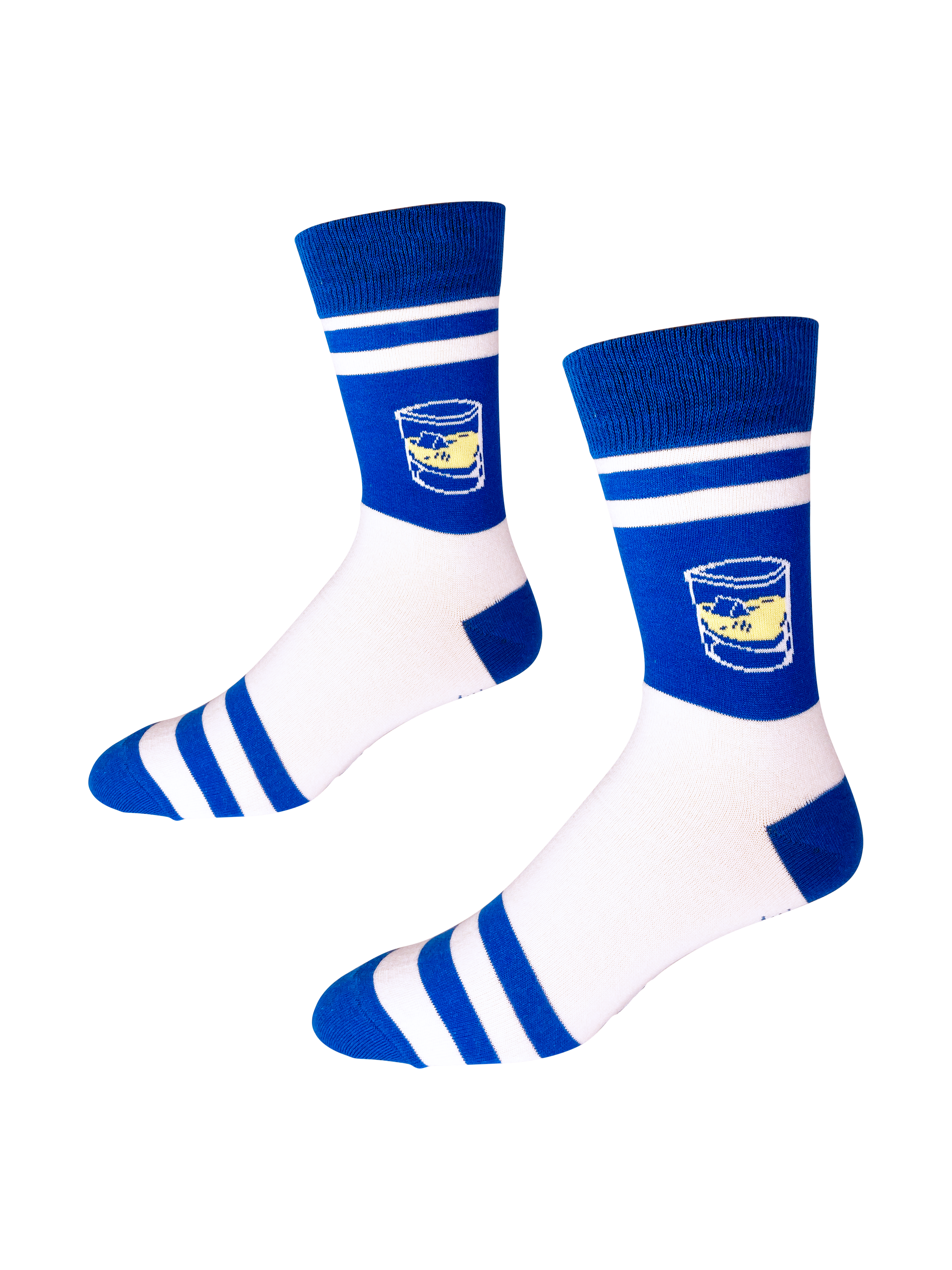 My Feet Smell Like Bourbon Blue and White