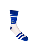 My Feet Smell Like Bourbon Blue and White-4