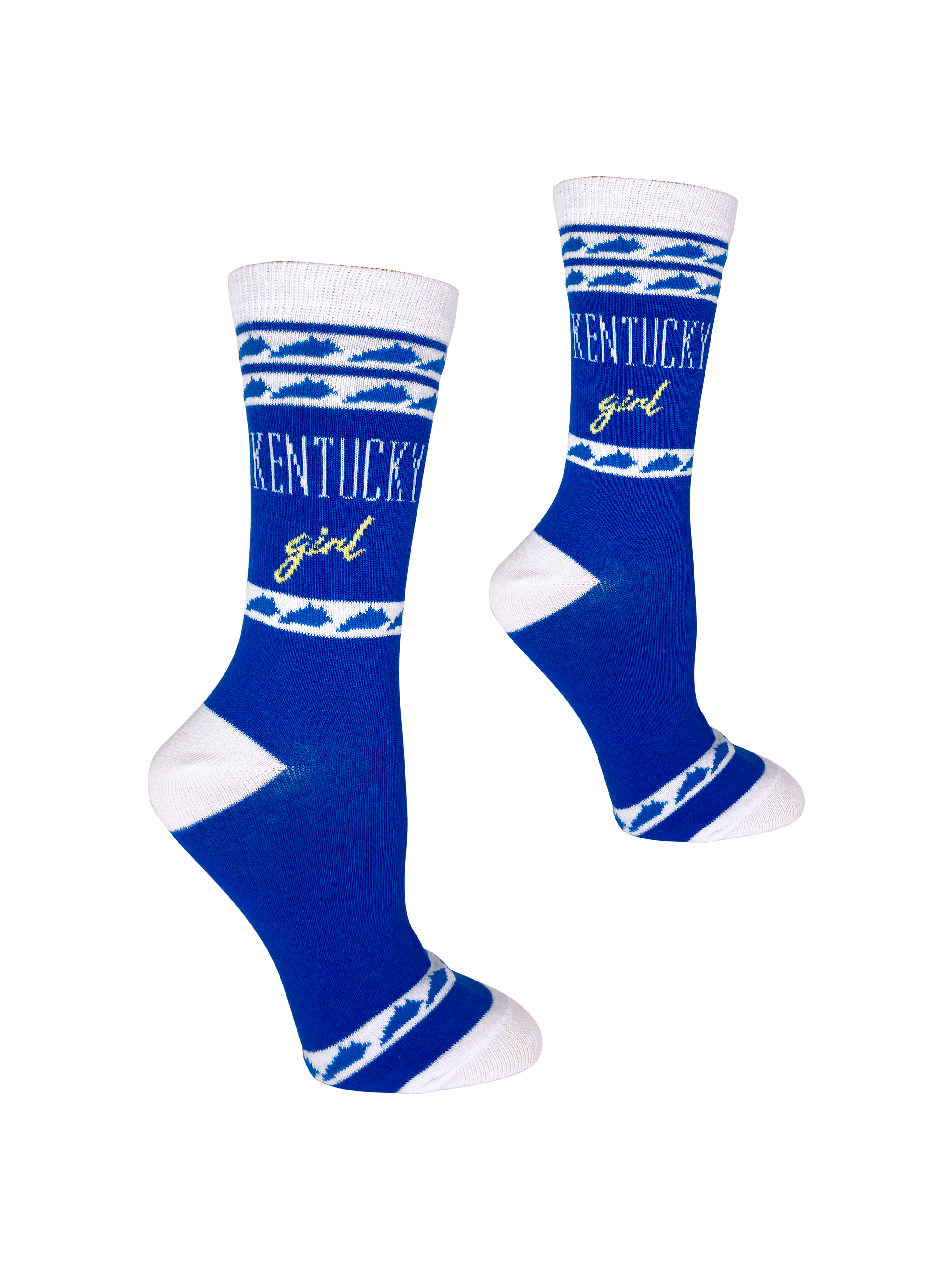 Kentucky Girl Blue and White