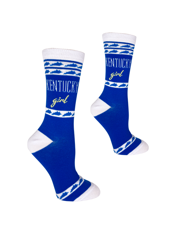 Kentucky Girl Blue and White