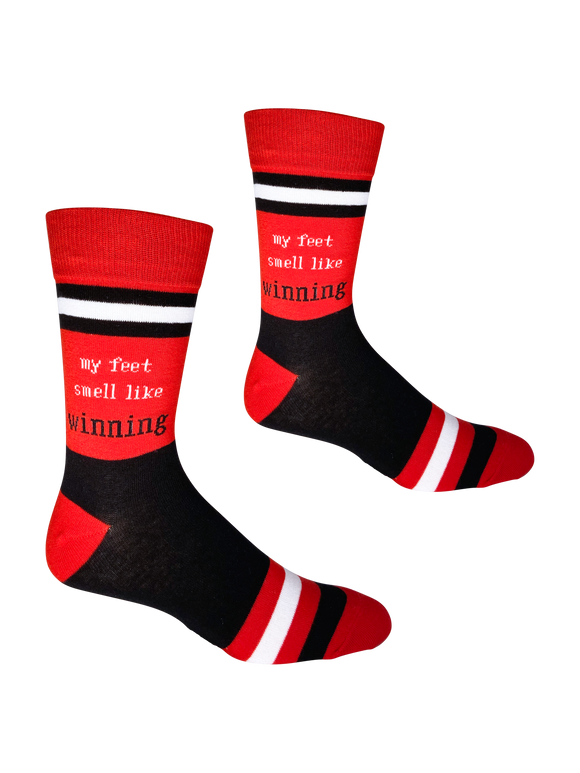 My Feet Smell Like Winning Red and Black