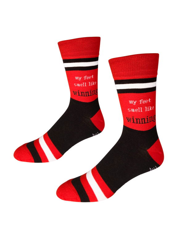 My Feet Smell Like Winning Red and Black