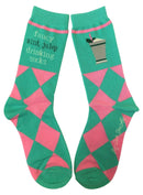 Fancy Mint Julep Drinking Socks-1
