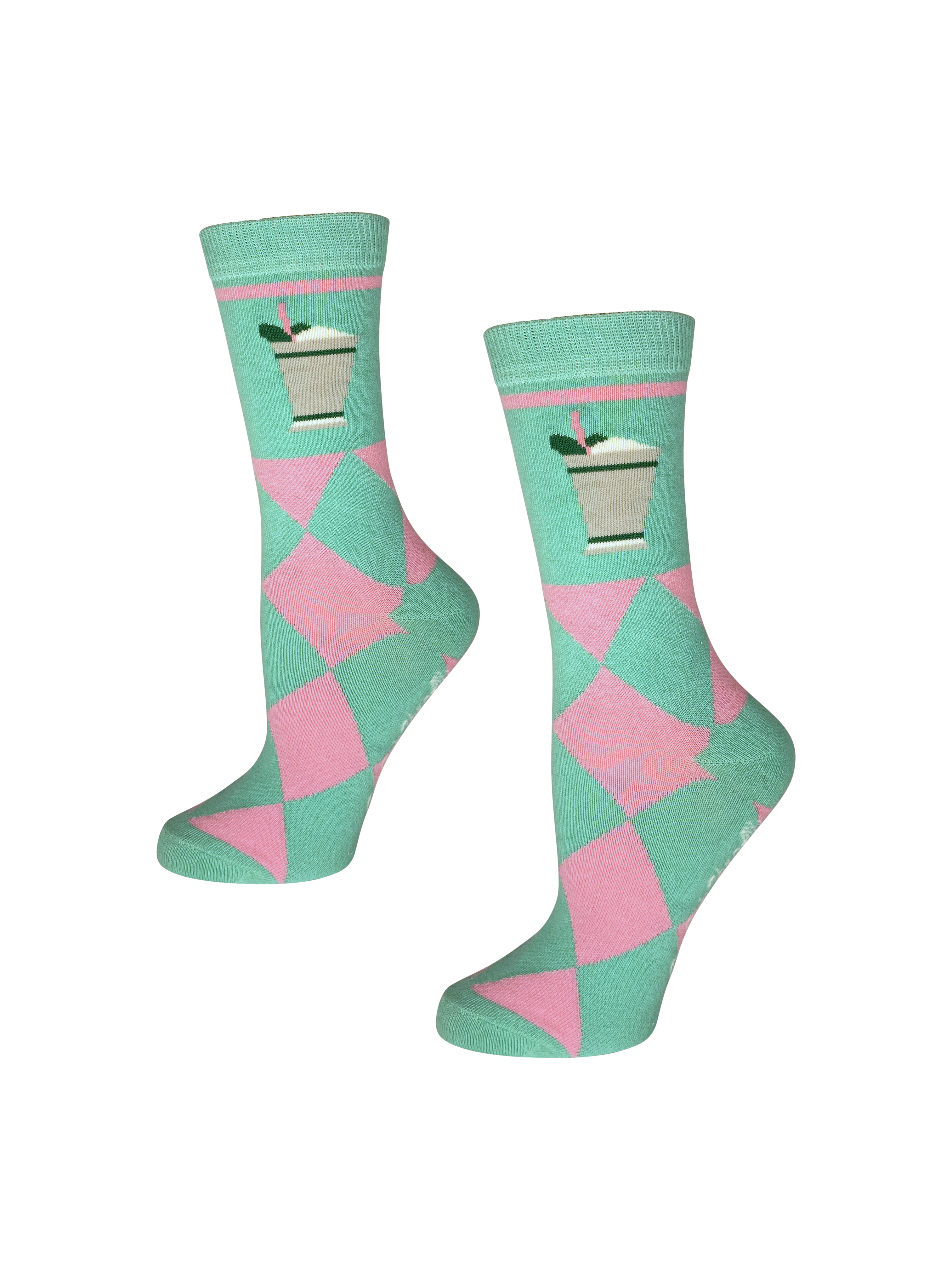Fancy Mint Julep Drinking Socks