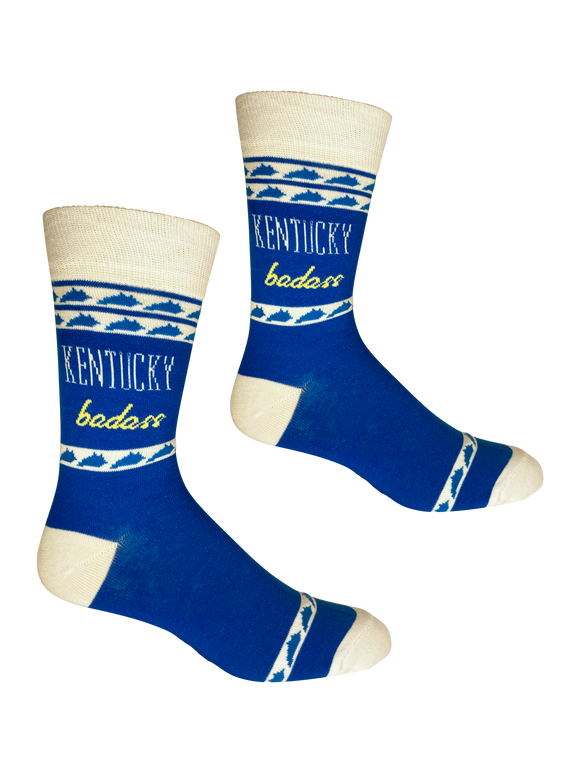 Kentucky Bad Ass Blue and White
