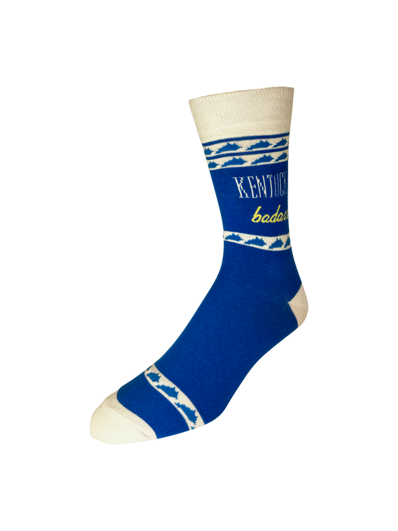 Kentucky Bad Ass Blue and White