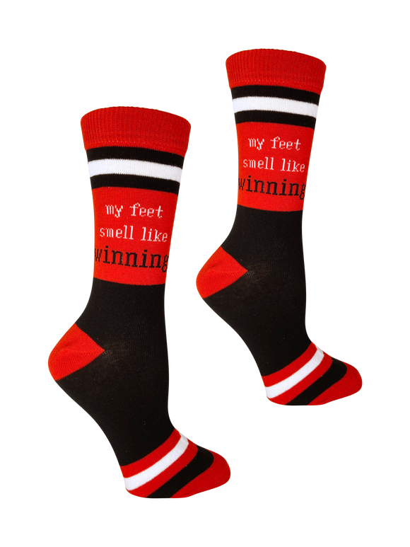 My Feet Smell Like Winning Red and Black