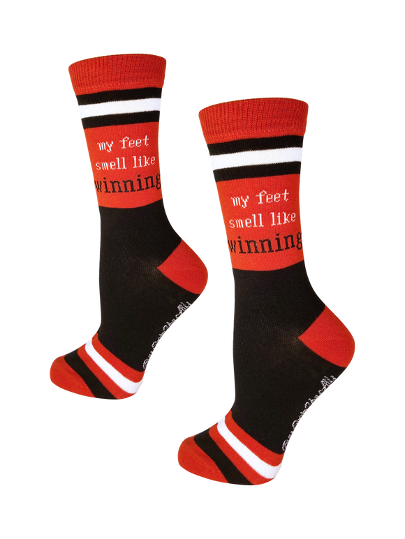 My Feet Smell Like Winning Red and Black