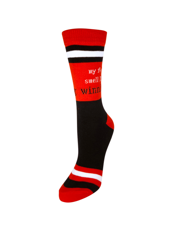 My Feet Smell Like Winning Red and Black