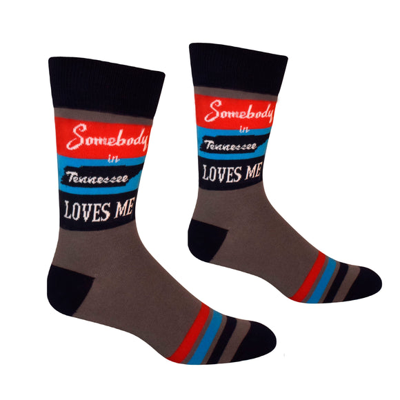 Somebody in Tennessee Loves Me Men's Socks